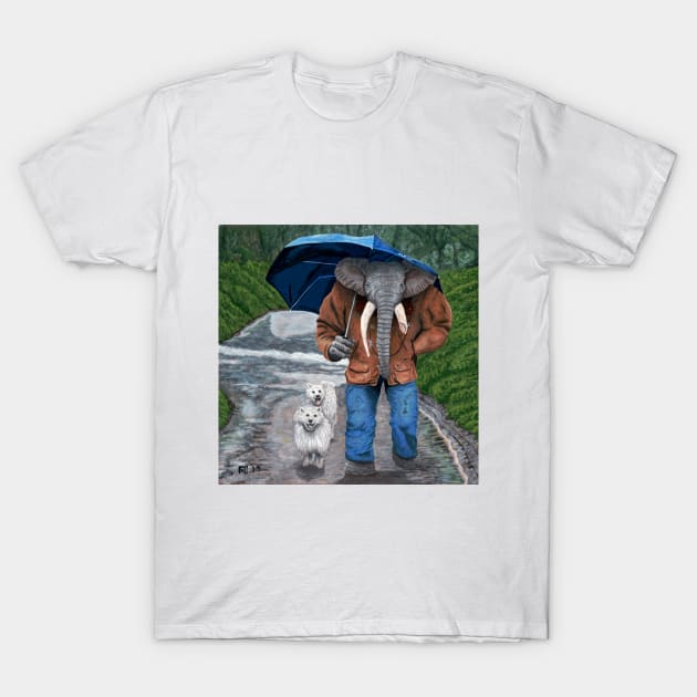 Pet Lovers Fantasy Artwork T-Shirt by Helms Art Creations